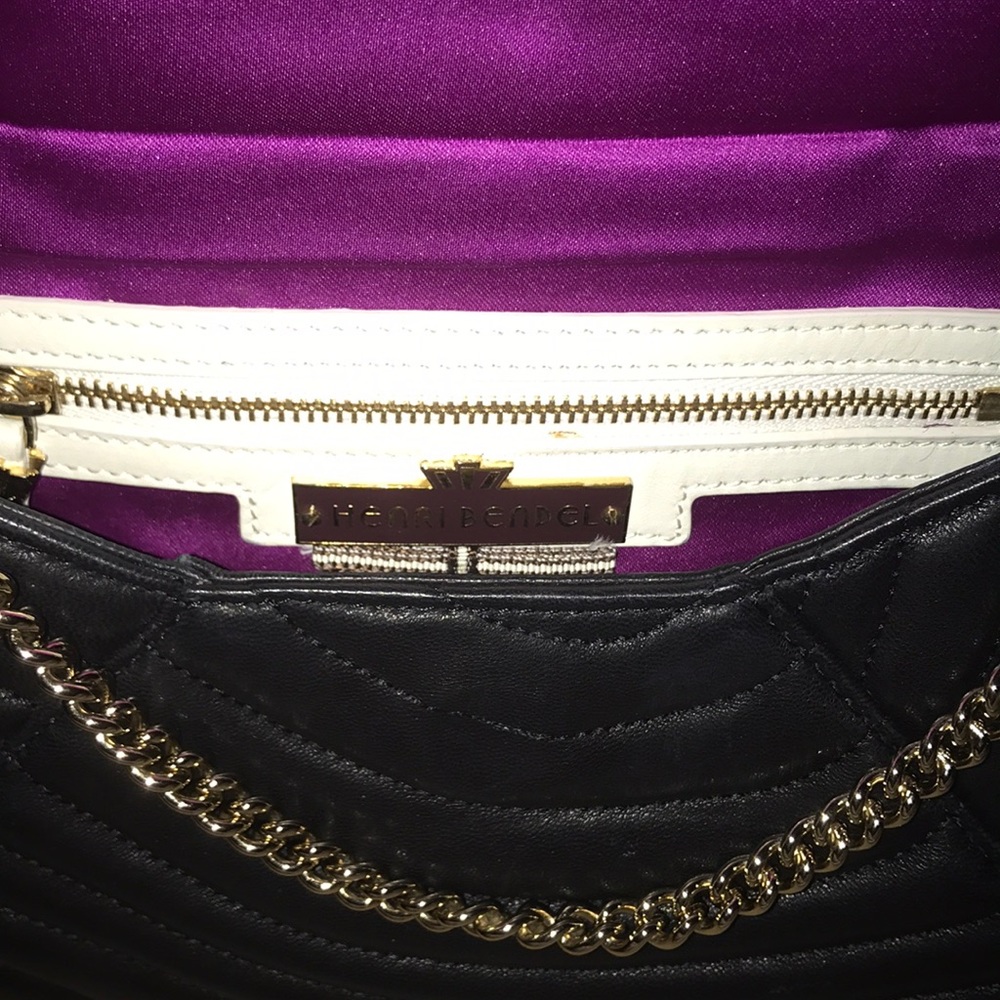 Henri Bendel black purse 100% Authentic - Picture 3 of 6